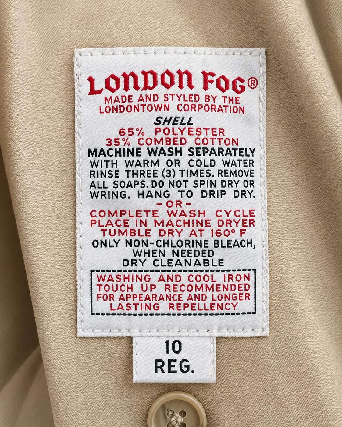 London Fog Vintage 1970s Women’s Trench